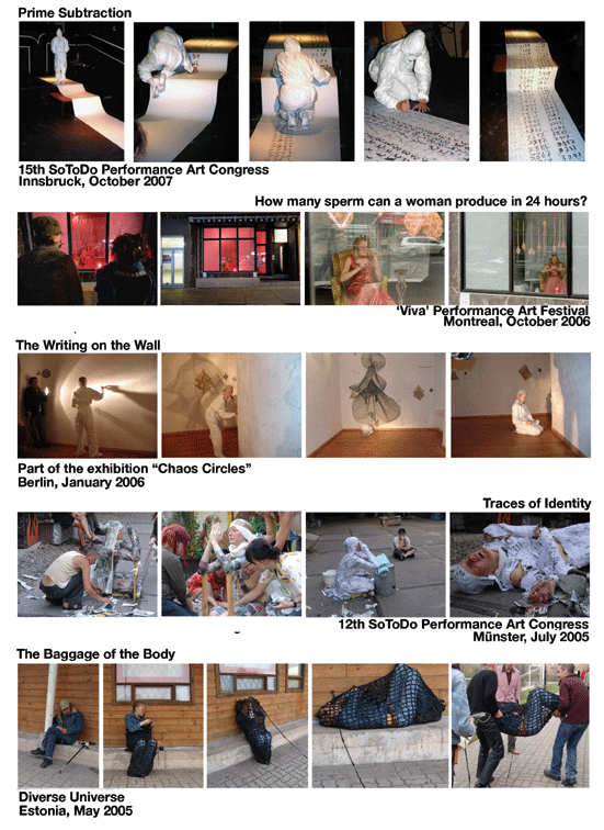 perf docu1 Künstlerin|The Artist